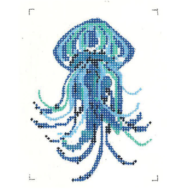Canvas BLUE LAGOON JELLYFISH    KCN95718    3X4"