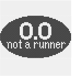 Canvas NOT A RUNNER  0.0   FD287