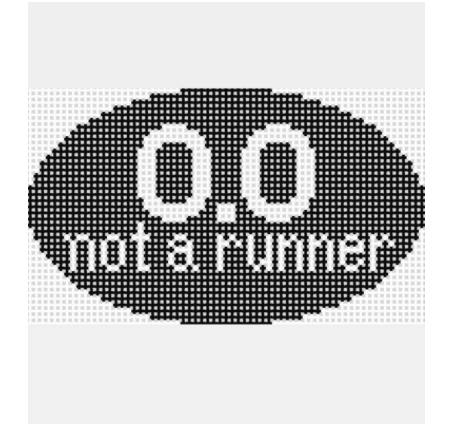 Canvas NOT A RUNNER  0.0   FD287