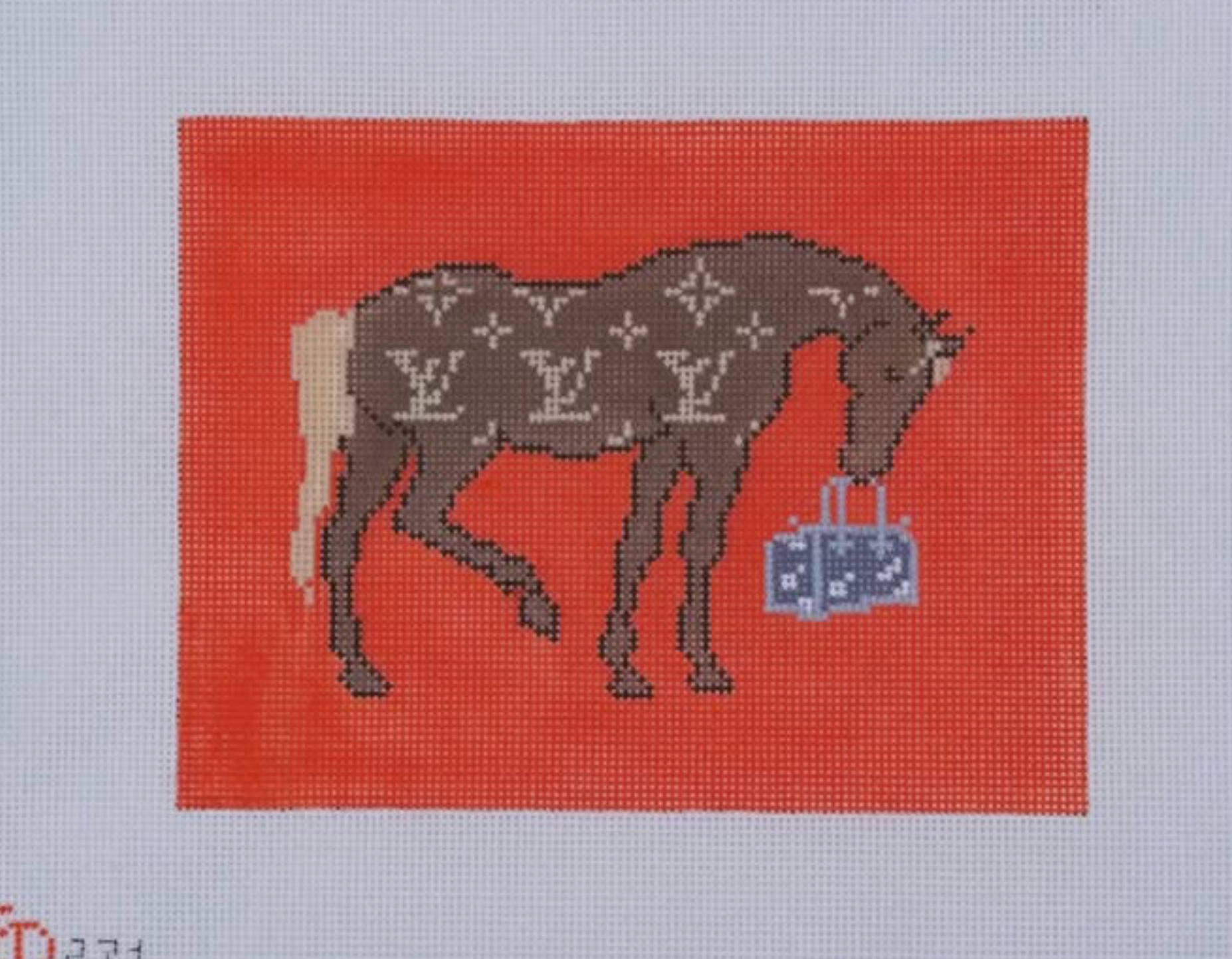 Canvas LOUIS LV HORSE  FD271