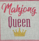 Canvas MAH JONG QUEEN  HO2495   5X5"