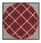 Canvas STITCHIN' LITTLES BEGINNER KIT - ORNAMENT SL12   5X5"