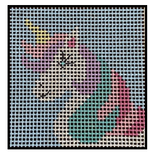 Canvas STITCHIN' LITTLES BEGINNER KIT - UNICORN  SL14   5X5"