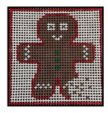 Canvas STITCHIN' LITTLES BEGINNER KIT - GINGERBREAD MAN  SL37   5X5"