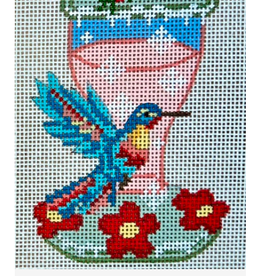 Canvas BIRD FEEDER - HUMMINGBIRD  CH1513  3X4"