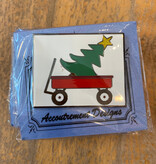 Accessories WAGON WITH TREE  NEEDLE MINDER