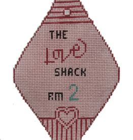 Canvas LOVE SHACK HOTEL KEY   4584    5X3.5"