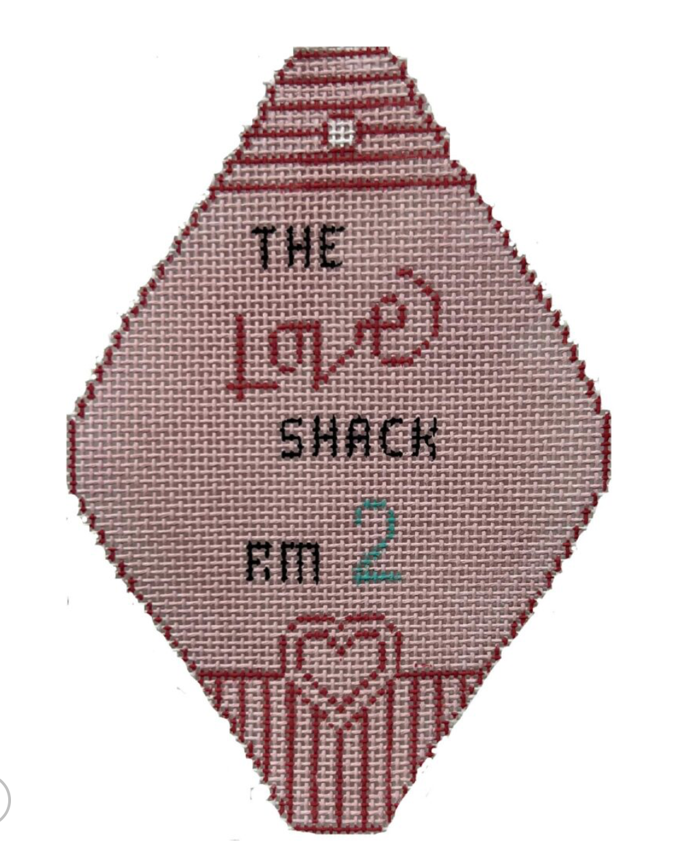 Canvas LOVE SHACK HOTEL KEY   4584    5X3.5"