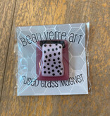 Accessories FUSED GLASS NEEDLE MINDER - HINGED