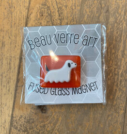 Accessories FUSED GLASS NEEDLE MINDER - GHOST DOG
