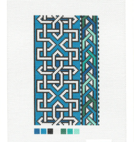 Canvas HOLBEIN SUNGLASS CASE/WALLET   - BLUES   JS201A