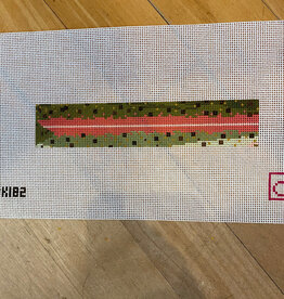 Canvas TROUT KEY FOB  AOK182