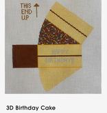 Canvas 3-D BIRTHDAY CAKE  AOK120