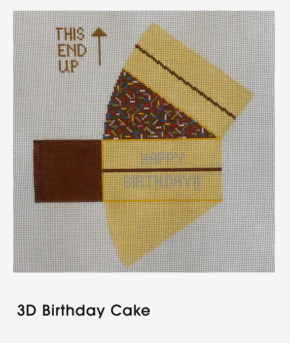 Canvas 3-D BIRTHDAY CAKE  AOK120