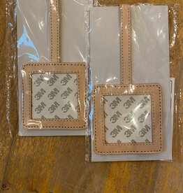 Accessories LAMBSKIN BAG CHARM  SELF-FINISHING  -PINK   2" INSERT