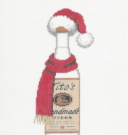 Canvas TITO'S  BOTTLE -SANTA HAT VODKA     CLV028TO