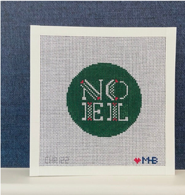 Canvas NOEL  ROUND  CHR122   4" ROUND