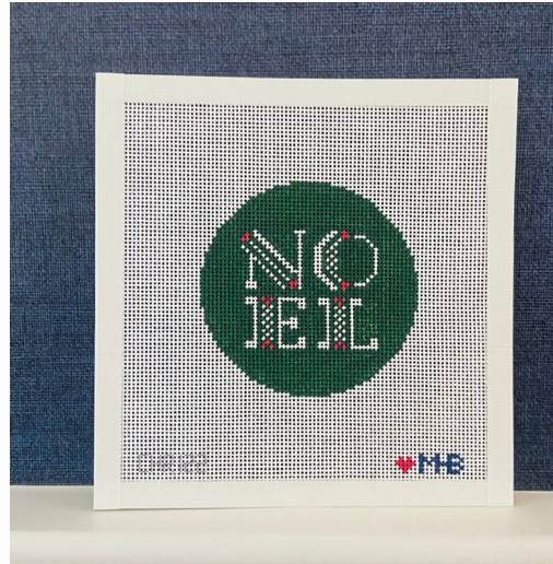 Canvas NOEL  ROUND  CHR122   4" ROUND