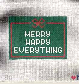 Canvas MERRY HAPPY EVERYTHING  CHR130   425X3.25"