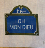 Canvas OH MON DIEU - STREET SIGNS