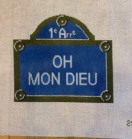 Canvas OH MON DIEU - STREET SIGNS
