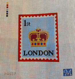 Canvas LONDON HRH   MN82  4.4X3.7"