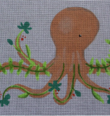 Canvas OCTOPUS FLORAL  ME55  4.75X6.75"