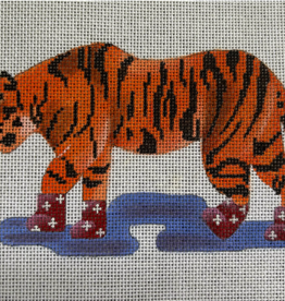 Canvas TIGER IN BOOTS  ME172  6X4"