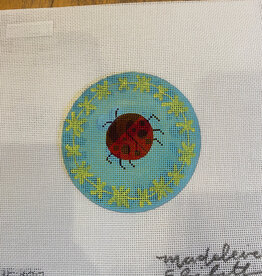 Canvas LADYBUG   ROUND  ME188  4" ROUND