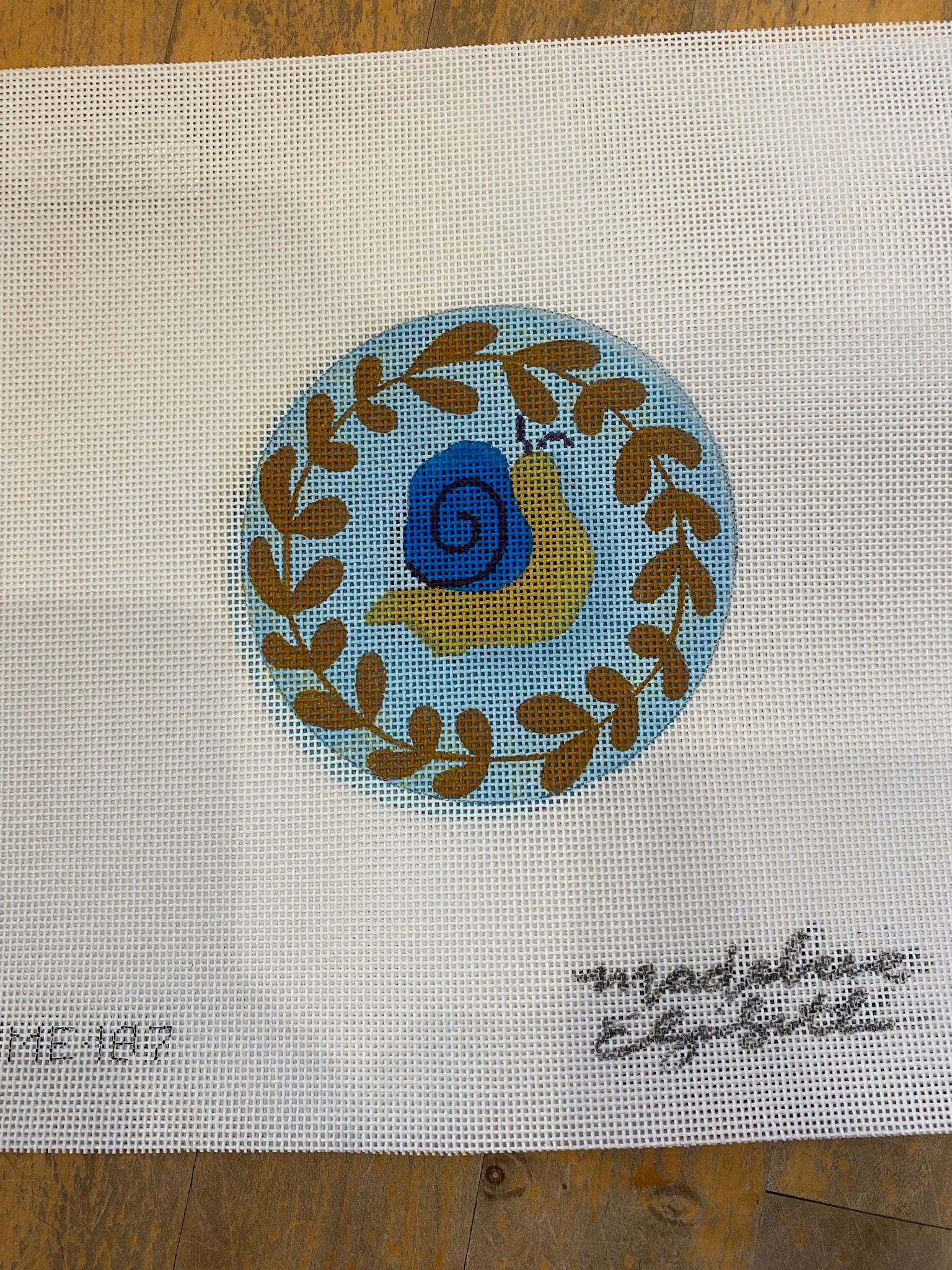 Canvas SNAIL  ROUND  ME187  4" ROUND