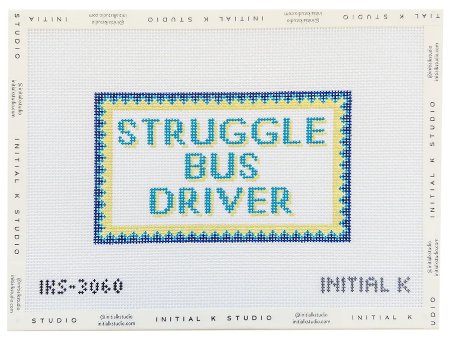 Canvas STRUGGLE BUS DRIVER  IKS3060   6.8X4"