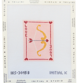 Canvas LOVE CARDS - CUPID BOW  IKS3015B    3X4"