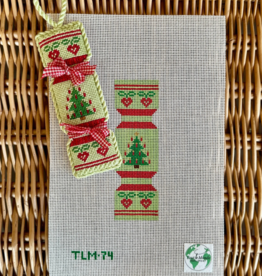Canvas CHRISTMAS CRACKER  - CANDLELIT TREE   TLM74  1.5X5"