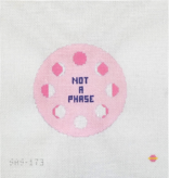 Canvas NOT A PHASE  SAS173  4"ROUND