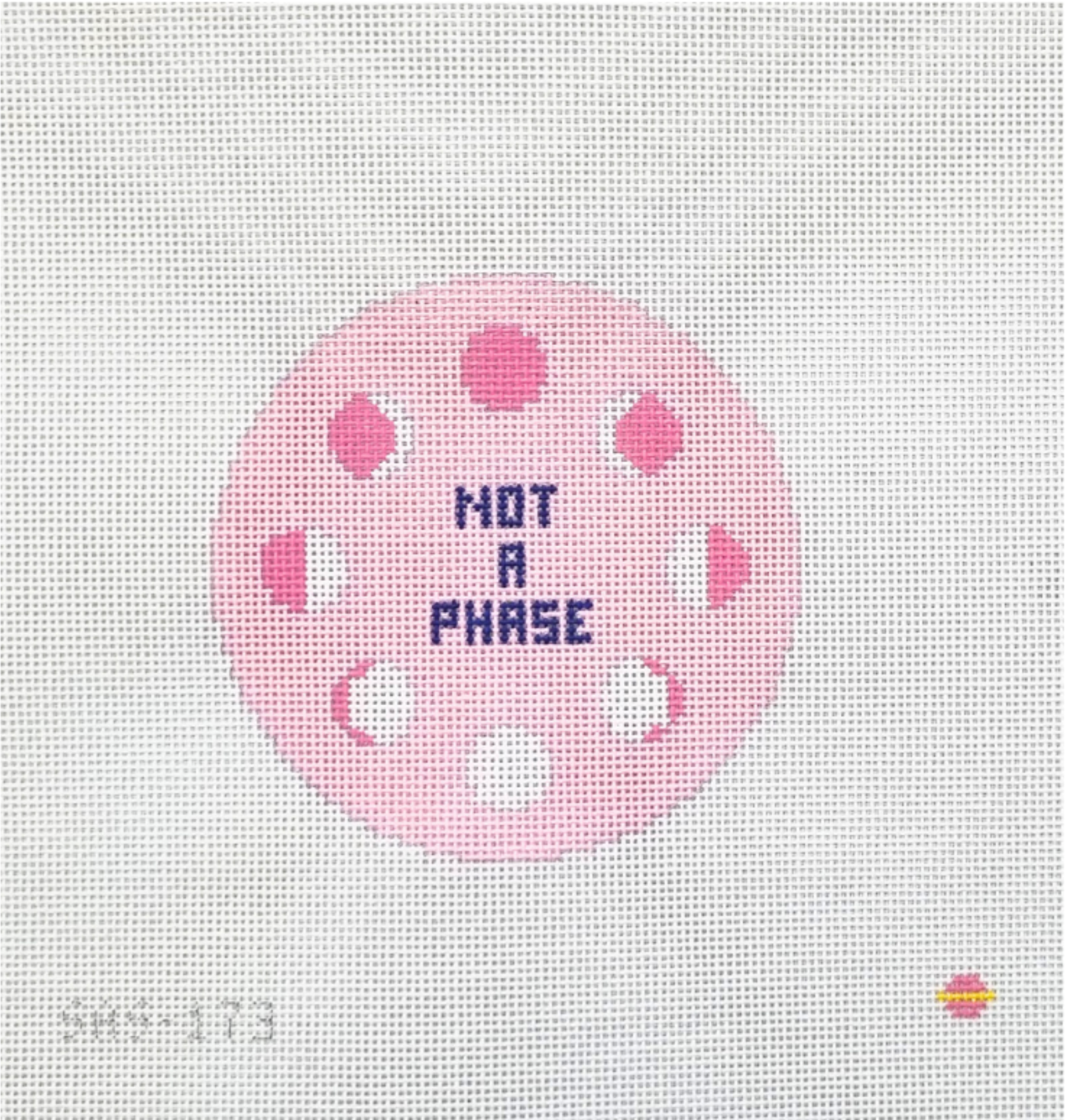 Canvas NOT A PHASE  SAS173  4"ROUND