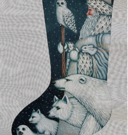 Canvas ARCTIC SANTA  STOCKING   TTAXS266