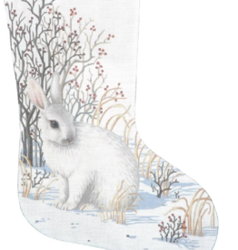 Canvas SNOW BUNNY  STOCKING   TTAXS273