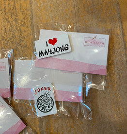 Accessories MAHJONG TILE  NEEDLE MINDER - I LOVE MAHJONG