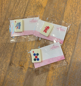 Accessories MAHJONG TILE  NEEDLE MINDER - ASSORTED