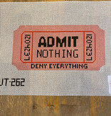 Canvas ADMIT NOTHING   JT262