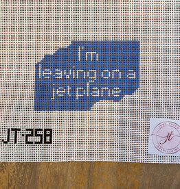Canvas I'M LEAVING ON A JET PLANE  -  PASSPORT COVER   JT258