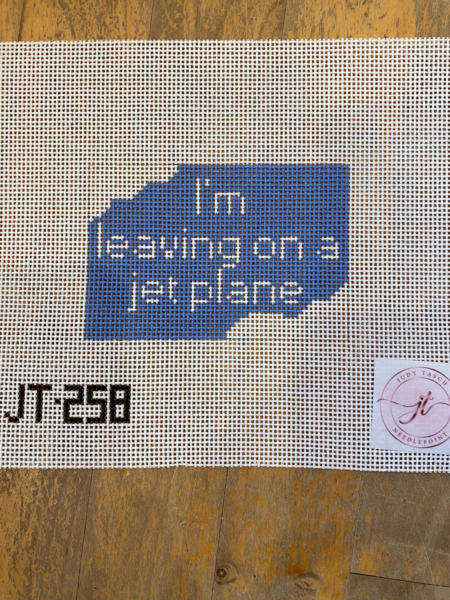 Canvas I'M LEAVING ON A JET PLANE  -  PASSPORT COVER   JT258