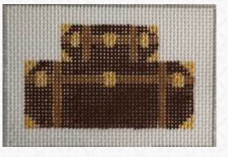 Canvas STACKED TRUNKS TAG INSERT RD345  2X3"