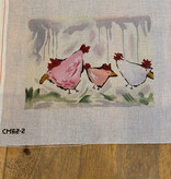 Canvas 3 CHICKENS CM62-2