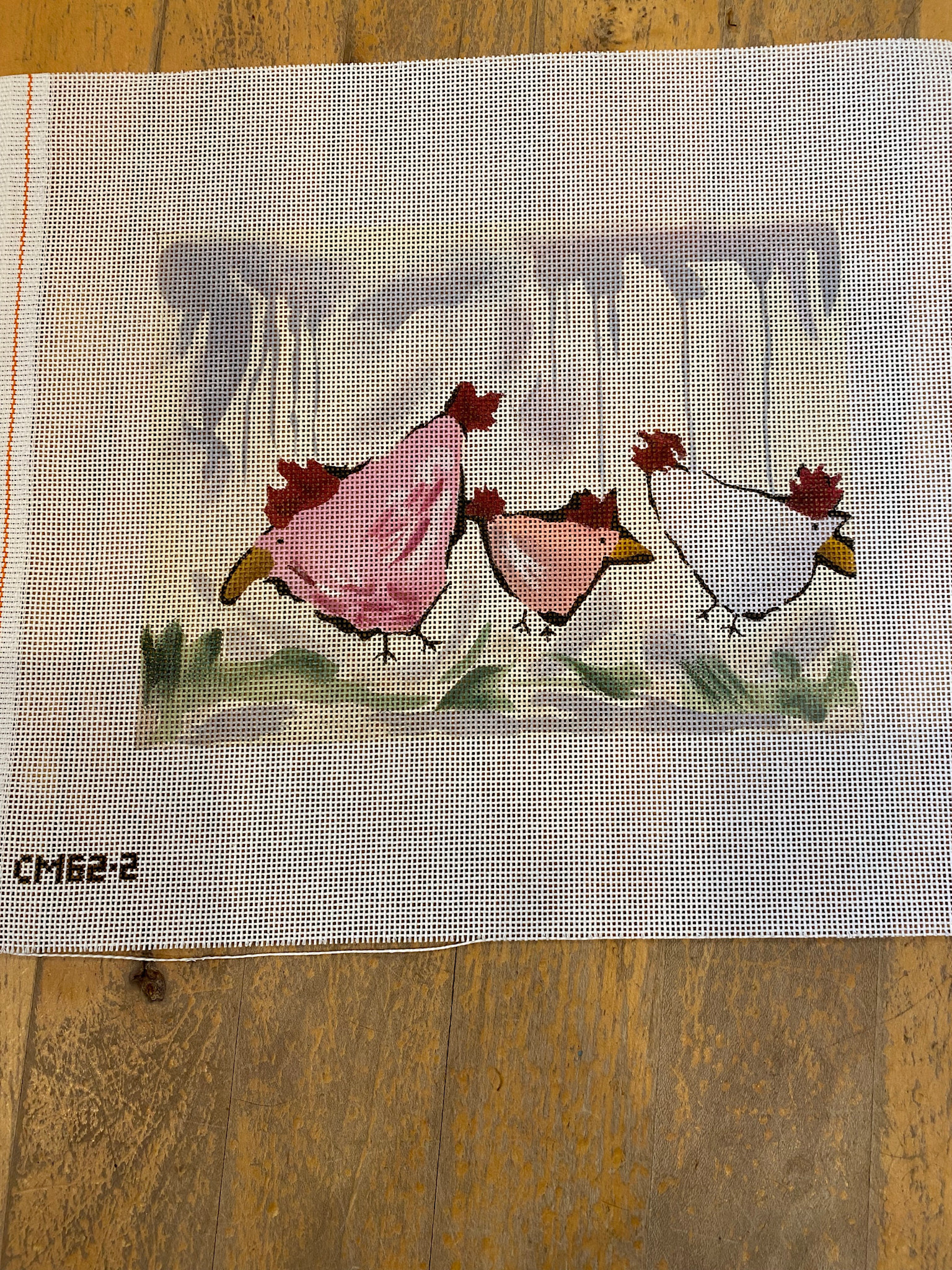 Canvas 3 CHICKENS CM62-2