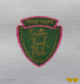 Canvas TROOP TROPE SMUTTY BOOK CLUB NKK113B   5X5.5"