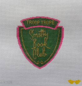 Canvas TROOP TROPE SMUTTY BOOK CLUB NKK113B   5X5.5"