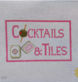 Canvas COCKTAILS AND TILES   NKK323   7X4.5"