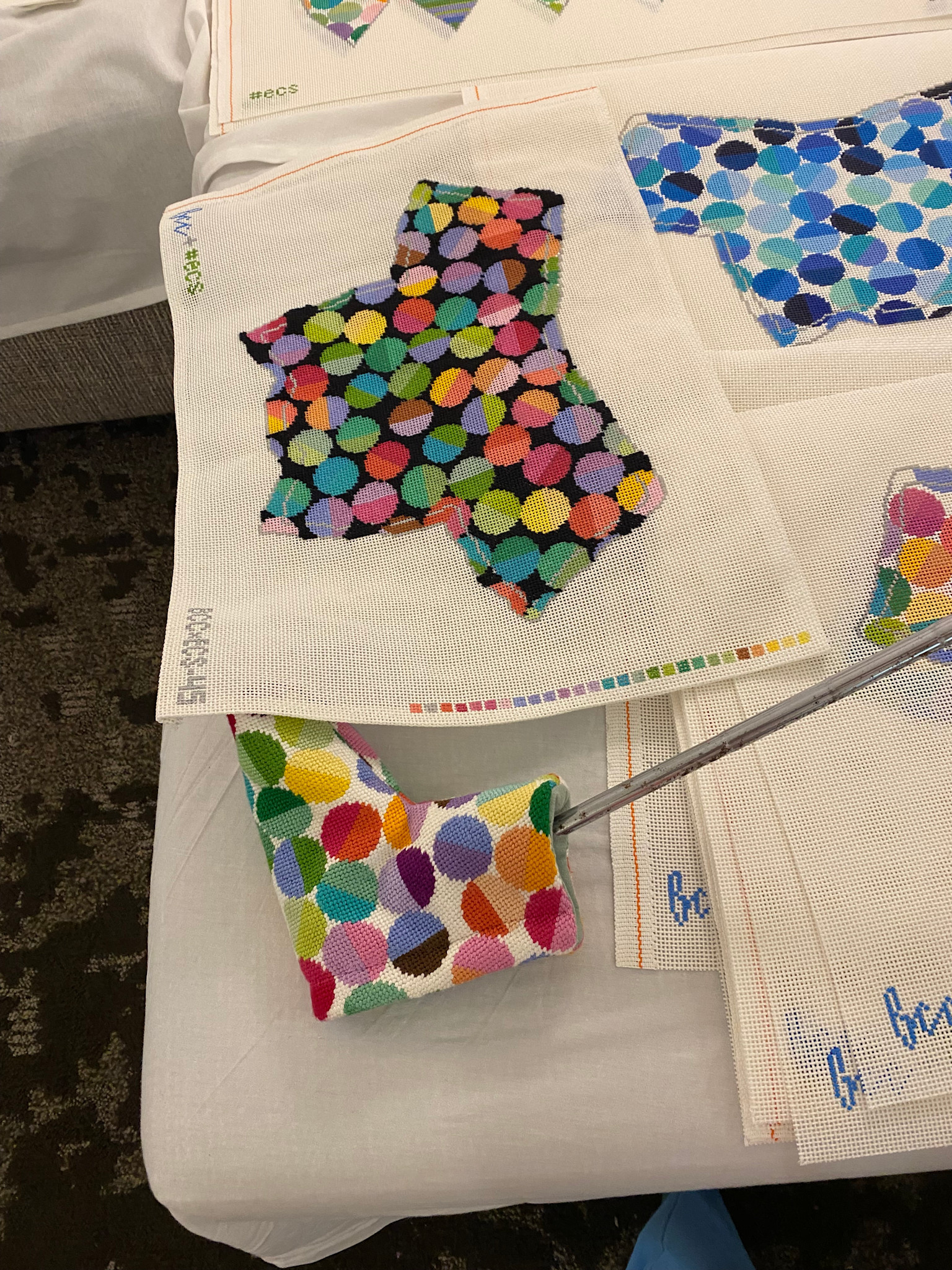 Canvas PUTTER COVER - LULU PRINT