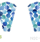Canvas SCISSOR CASE - EVELYN PRINT  NSC20